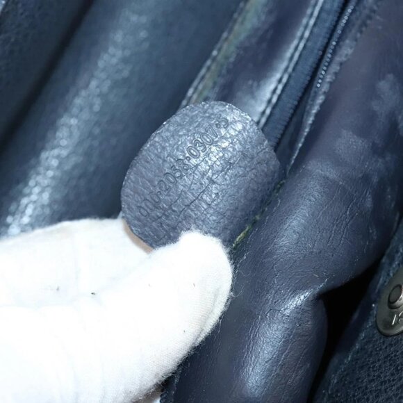 GUCCI Hand Bag Leather 2way Black Silver 000 2058 0307 5 Auth 140270 - Picture 10 of 16